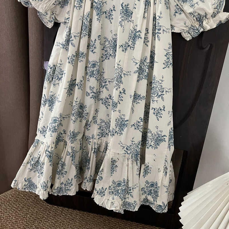 Summer girls' printed floral dress