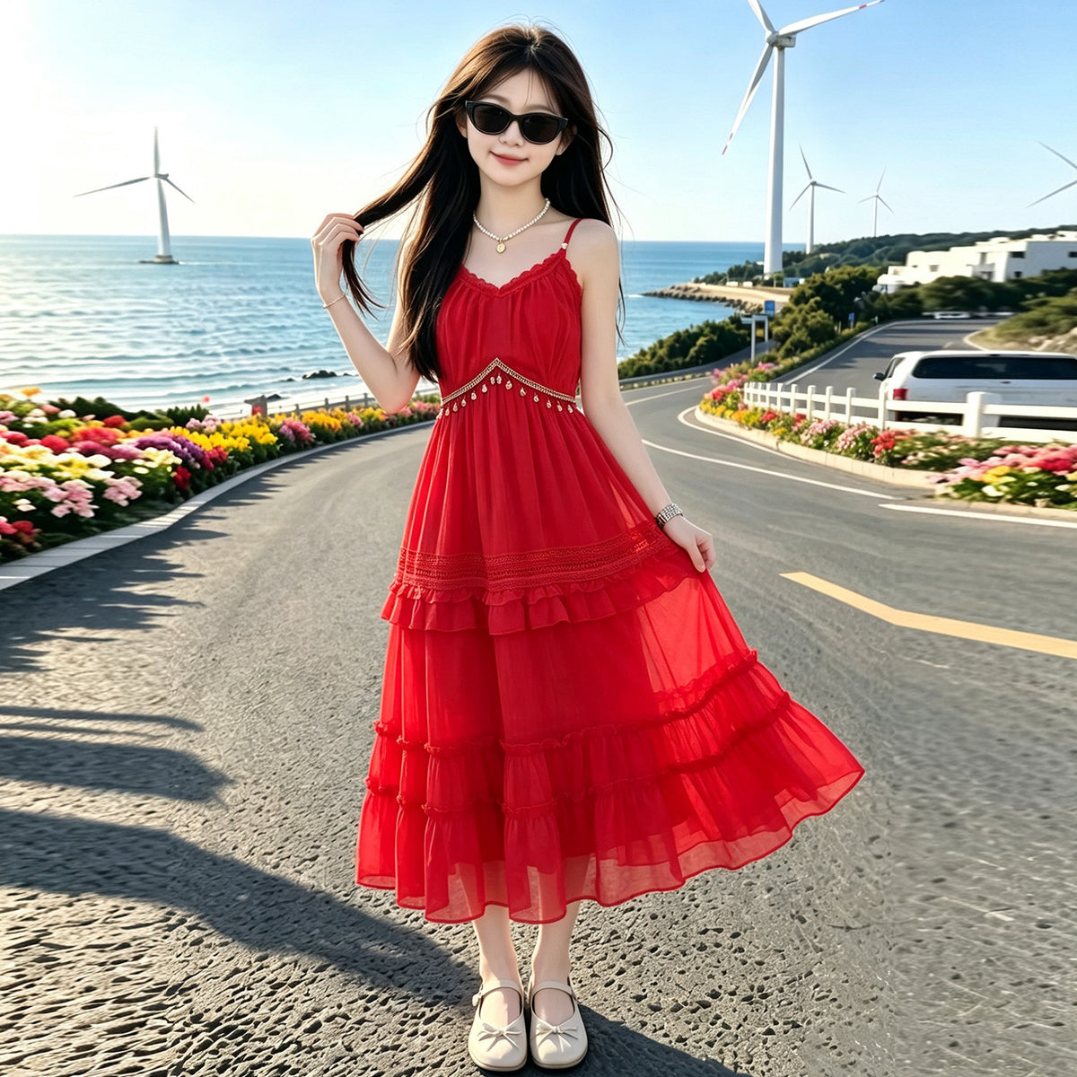 Girls' summer dress