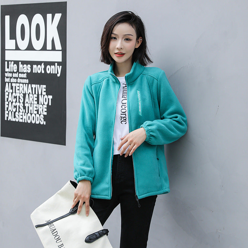 BUY Women's Solid Color Lapel Button Slim Fit Fit Blazer Online in United Kingdom - Styluxfusion