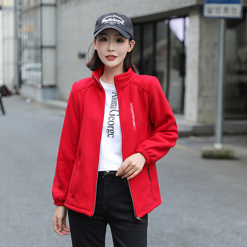 BUY Women's Solid Color Lapel Button Slim Fit Fit Blazer Online in United Kingdom - Styluxfusion