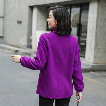 BUY Women's Solid Color Lapel Button Slim Fit Fit Blazer Online in United Kingdom - Styluxfusion