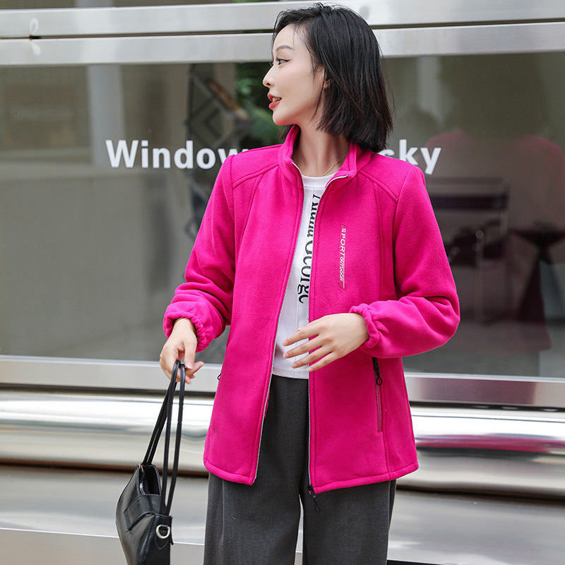 BUY Women's Solid Color Lapel Button Slim Fit Fit Blazer Online in United Kingdom - Styluxfusion