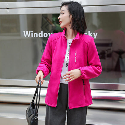 BUY Women's Solid Color Lapel Button Slim Fit Fit Blazer Online in United Kingdom - Styluxfusion